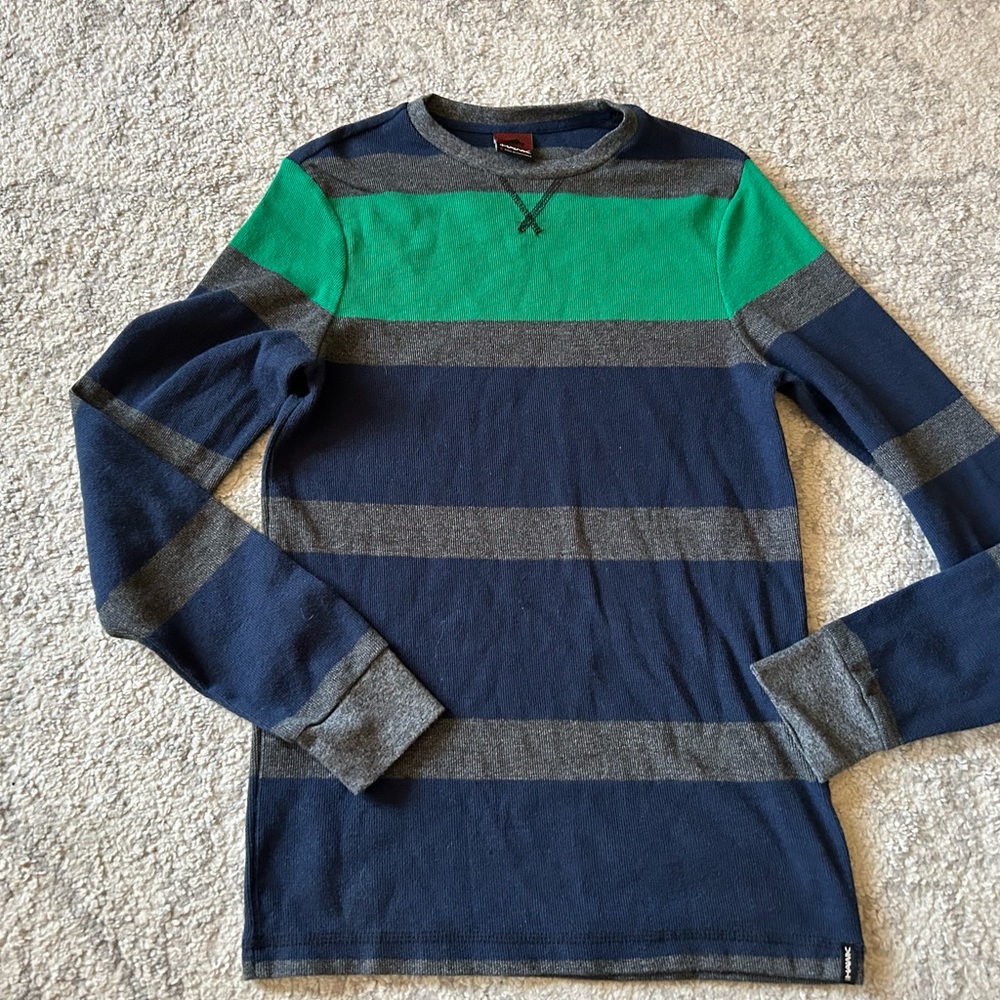 Tony Hawk Men’s Striped Sweater Small Lightweight Shirt